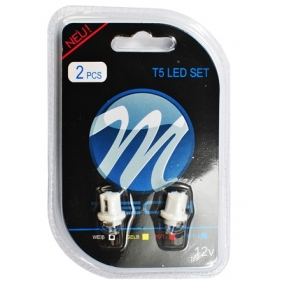 Obrázok pre LED Autožiarovka LB004W DUO - B8.5D , valcovaná biela