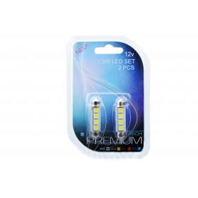 Obrázok pre LED Autožiarovka LB311W DUO - C5W 41mm 4xSMD5050 CANBUS , biela