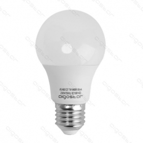 LED žiarovka E27 7W/595lm , klasik A60 , Studená biela Obrázok pre LED žiarovka E27 7W/595lm , klasik A60 , Studená biela