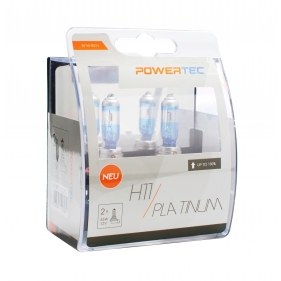 Obrázok pre Autožiarovky Platinum H11 12V 55W + 130% svietivosti DUO 2ks v balení  Powertec