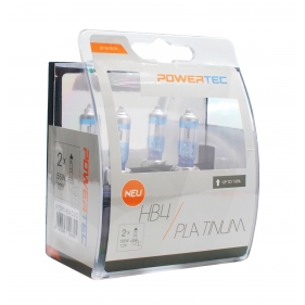 Obrázok pre Autožiarovky Platinum HB4 12V 55W + 130% svietivosti DUO 2ks v balení  Powertec