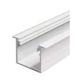 Led profil na zapustenie do sadrokartónu hliníkový Linea biely bez krytky - 2m Obrázok pre Led profil na zapustenie do sadrokartónu hliníkový Linea biely bez krytky - 2m