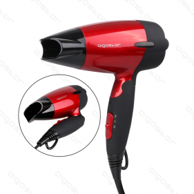 Obrázok pre Cestovný fén , Sušič vlasov 1400W Red VDE - skladací