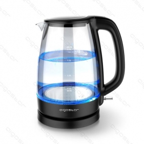 Obrázok pre Rýchlovarná sklenená kanvica - 1,7L , čierna - 2200W