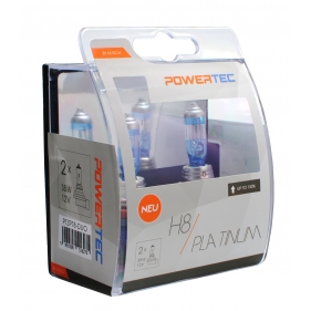 Obrázok pre Autožiarovky Platinum H8 12V 35W + 130% svietivosti DUO 2ks v balení  Powertec