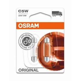 Obrázok pre OSRAM Halogénová Autožiarovka ORIGINAL O6423-02B - C5W , 24V , 5W , SV8.5-8 , 2ks v balení