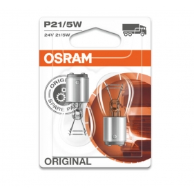 Obrázok pre OSRAM Halogénová Autožiarovka ORIGINAL O7537-02B - BAY15d , 24V , 5W , P21/5W , 2ks v balení