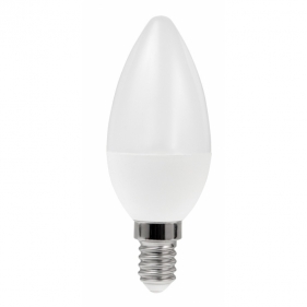 LED žiarovka E14 5W/400lm , svieca , ICD , Studená biela Obrázok pre LED žiarovka E14 5W/400lm , svieca , ICD , Studená biela