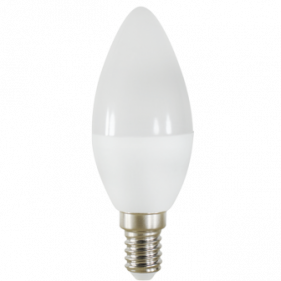 LED žiarovka E14 8W/590lm ICD , svieca , Teplá biela Obrázok pre LED žiarovka E14 8W/590lm ICD , svieca , Teplá biela