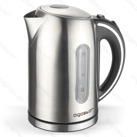 Obrázok pre Rýchlovarná nerezová kanvica - 1,7L , nerez/čierna - 2200W