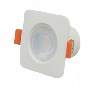 Obrázok pre Led Panel štvorcový biely pevný 8W/640lm , 74mm , 100° , IP40 , Neutrálna biela