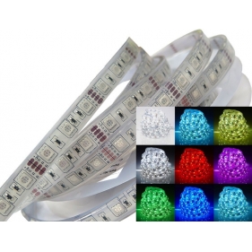 Obrázok pre Profi RGB LED pás prachuvzdorný IP20 14,4w/m , 60led/m , 960Lm/m , 12V DC - RGB - 1m