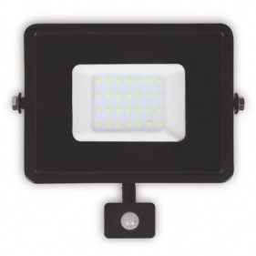 LED reflektor 30W/2500lm , SLIM , s nastaviteľným senzorom , studená = 250W Obrázok pre LED reflektor 30W/2500lm , SLIM , s nastaviteľným senzorom , studená = 250W