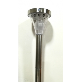 Obrázok pre Záhradná LED solárna lampa 6,5W/500lm , nerez , so senzorom pohybu