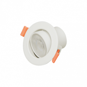Obrázok pre Led Panel kruhový biely s úzkym uhlom svietenia 38° nastaviteľný 8W/640lm , 78mm , IP40 , Neutrálna biela