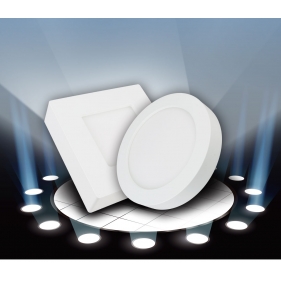 Led Panel kruhový biely prisadený 24W/1680lm 246.5mm Neutrálna biela Obrázok pre Led Panel kruhový biely prisadený 24W/1680lm 246.5mm Neutrálna biela