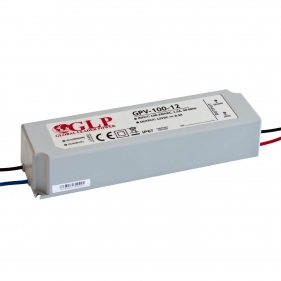 GLP Vodeodolný napájací zdroj pre Led pásy - 12V/100W , IP67 Obrázok pre GLP Vodeodolný napájací zdroj pre Led pásy - 12V/100W , IP67