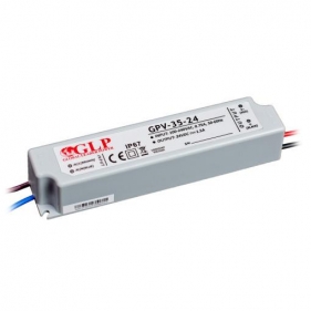 Obrázok pre GLP Vodeodolný napájací zdroj pre Led pásy - 24V/35W , IP67