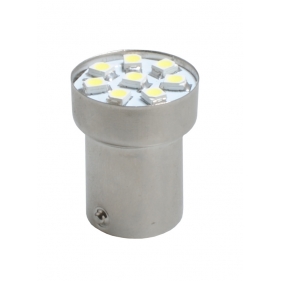 Obrázok pre LED Autožiarovka L988W - Ba15s 8xSMD3528 , 24V DC , biela