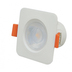 Obrázok pre Led Panel štvorcový biely pevný 8W/640lm , 74mm , IP40 , 60°, Neutrálna biela