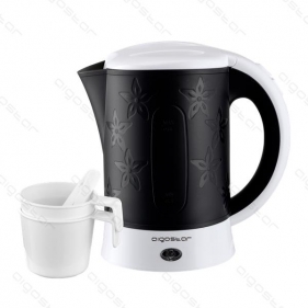 Obrázok pre MINI cestovná rýchlovarná kanvica - 0,6L , čierna - 650W + DARČEK!