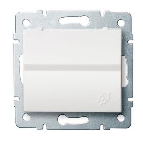 Obrázok pre Kanlux Jednozásuvka IP44 Mowion LOGI 02-1560-102 biela