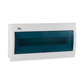 Obrázok pre Plastový rozvádzač pod omietku s DIN lištou IDEAL KDB-F18T 1x18 modulov , IP30 , IK07