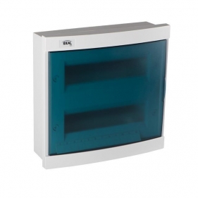 Obrázok pre Plastový rozvádzač pod omietku s DIN lištou IDEAL KDB-F24T 2x12 modulov , IP30 , IK07