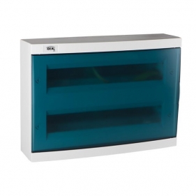 Obrázok pre Plastový rozvádzač na omietku s DIN lištou IDEAL KDB-S36T 2x18 modulov , IP30 , IK07