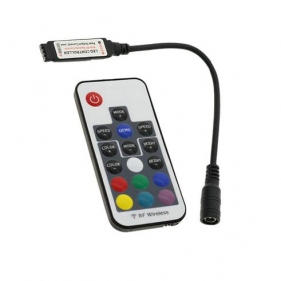 Obrázok pre RF ovládač RGB + diaľkové ovládanie 17 tlačidiel 72W 12V DC