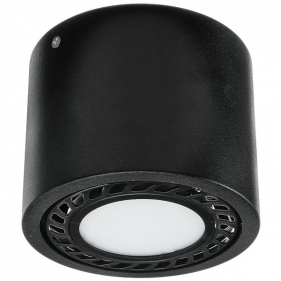 Obrázok pre Prisadené svietidlo OVAL-MINI , 1xAR111 (čierna)