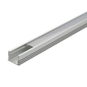 Obrázok pre Led profil hliníkový vysoký Minilux MAXI anodizovaný bez krytky - 1m