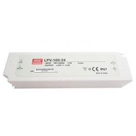Obrázok pre Mean Well Vodeodolný napájací zdroj pre Led pásy - 24V/100W , IP67