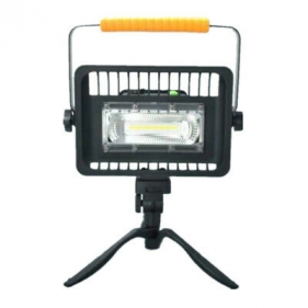 Prenosný LED REFLEKTOR 30W COB Studená biela s výstražným osvetlením Obrázok pre Prenosný LED REFLEKTOR 30W COB Studená biela s výstražným osvetlením