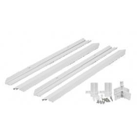 Rám pre LED panel 1200x300 , hlinikový biely Obrázok pre Rám pre LED panel 1200x300 , hlinikový biely