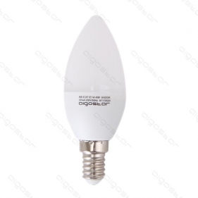 LED žiarovka E14 4W/340lm , svieca C37 , Studená biela Obrázok pre LED žiarovka E14 4W/340lm , svieca C37 , Studená biela