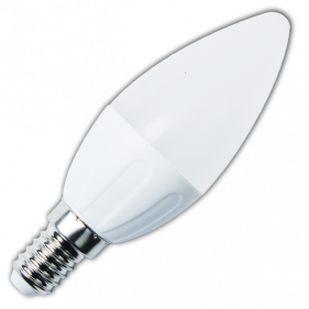 LED žiarovka E14 4W/320lm , svieca , Teplá biela Obrázok pre LED žiarovka E14 4W/320lm , svieca , Teplá biela