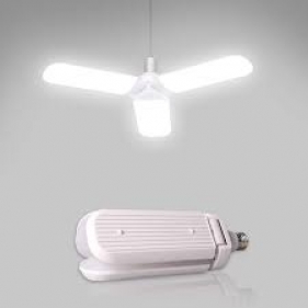 LED žiarovka E27 45W/3700lm , s troma nastaviteľnými lopatkami , studená biela Obrázok pre LED žiarovka E27 45W/3700lm , s troma nastaviteľnými lopatkami , studená biela