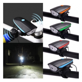 Obrázok pre Cyklo LED baterka 3-módová s výstražnými zvukovými znameniami