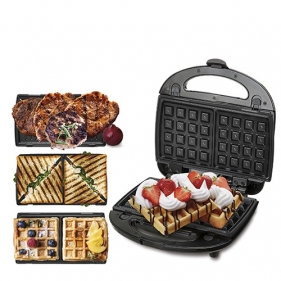 Obrázok pre Sendvičovač, vaflovač, kontaktný gril 3v1 1000W