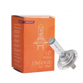 Obrázok pre Autožiarovka H7 Powertec STANDARD 12V 55W