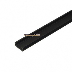 Obrázok pre Led profil hliníkový Minilux čierny bez krytky -1m