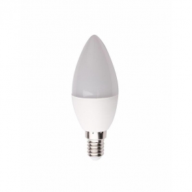 Stmievateľná LED žiarovka DIMLUX E14 7W/500lm , svieca C37 , teplá = 50W Obrázok pre Stmievateľná LED žiarovka DIMLUX E14 7W/500lm , svieca C37 , teplá = 50W