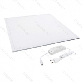 Obrázok pre Led Panel štvorcový biely 40W/4000lm 595x595x8mm Neutrálna biela s prívodným káblom so zástrčkou
