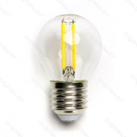 LED žiarovka E27 6W/640lm , glóbus G45 LED vlákno , Studená biela Obrázok pre LED žiarovka E27 6W/640lm , glóbus G45 LED vlákno , Studená biela