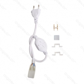 Sada pre LED pás 230V 5050 - prívodný kábel Obrázok pre Sada pre LED pás 230V 5050 - prívodný kábel