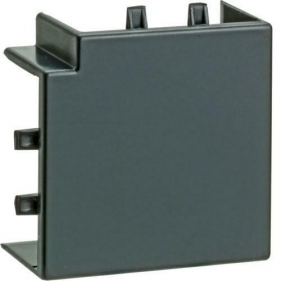 Obrázok pre HAGER Tehalit Vnútorný kút plochý pre Elektroinštalačnú plastovú lištu, spojka čierna 20x35mm