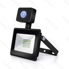 Obrázok pre LED reflektor 20W/1800lm , so senzorom , Studená biela
