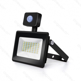 Obrázok pre LED reflektor 30W/2700lm , so senzorom , Neutrálna biela