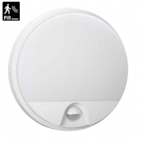 Vodeodolný a nárazuodolný Led Ceiling kruhový biely OVAL 15W/1230lm 210mm , IK10 , IP54 , s PIR senzorom , Neutrálna biela Obrázok pre Vodeodolný a nárazuodolný Led Ceiling kruhový biely OVAL 15W/1230lm 210mm , IK10 , IP54 , s PIR senzorom , Neutrálna biela
